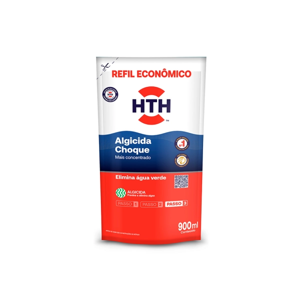 HTH ALGICIDA CHOQUE REFIL NOVO 900ML Produto HTH ALGICIDA CHOQUE REFIL NOVO 900ML