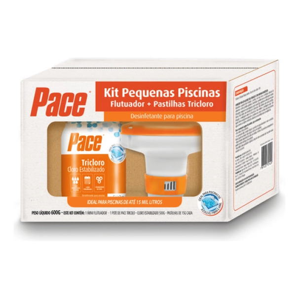 PACE-KIT PEQUENAS PISCINAS (4X500G) Produto PACE-KIT PEQUENAS PISCINAS (4X500G)