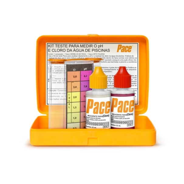 PACE TESTE KIT PH E CLORO Produto PACE TESTE KIT PH E CLORO