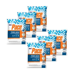 Produto KIT 6 PASTILHAS CLORO PACE TRIPLA AÇÃO 